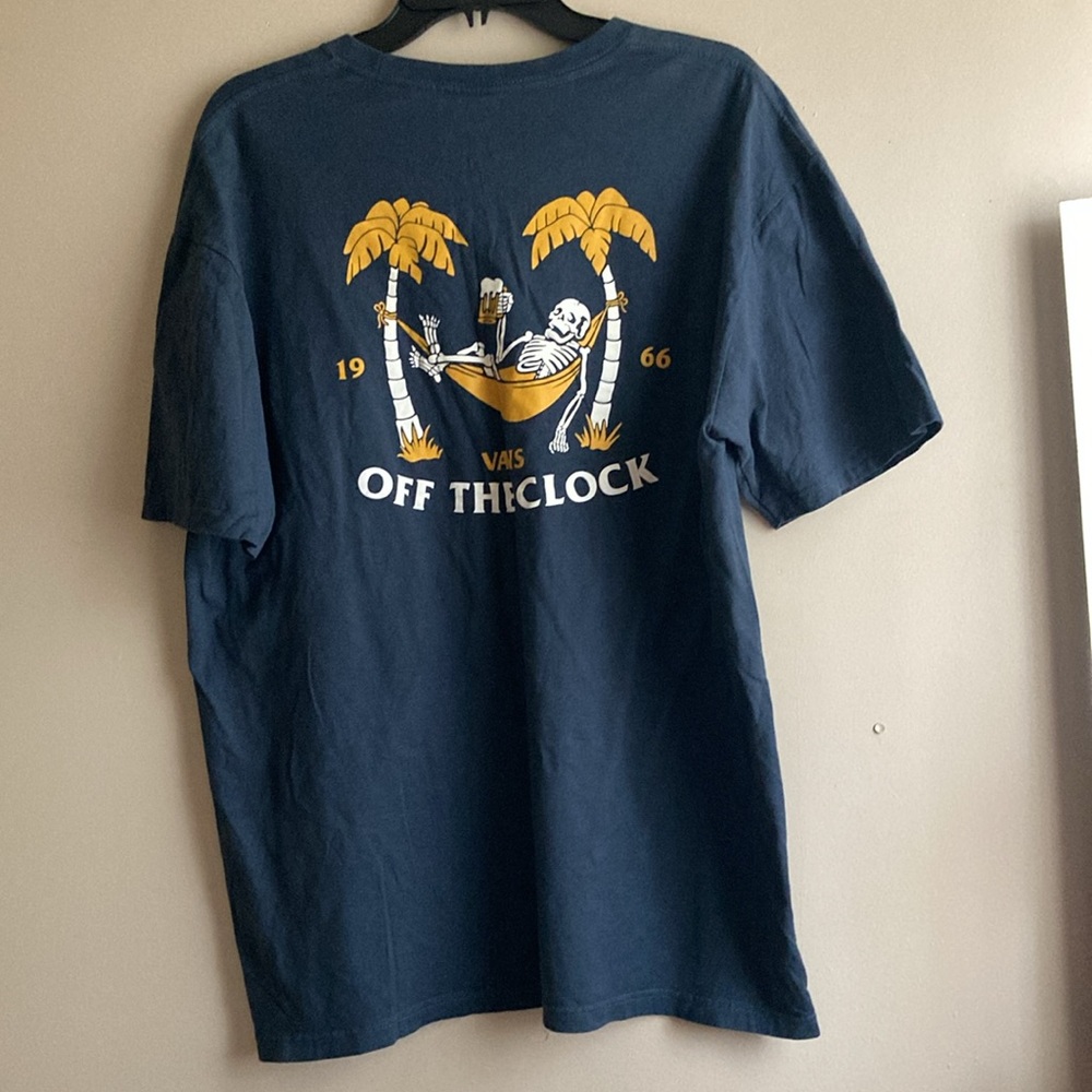 Van Graphic Off The Clock Tee Shirt Size Large.